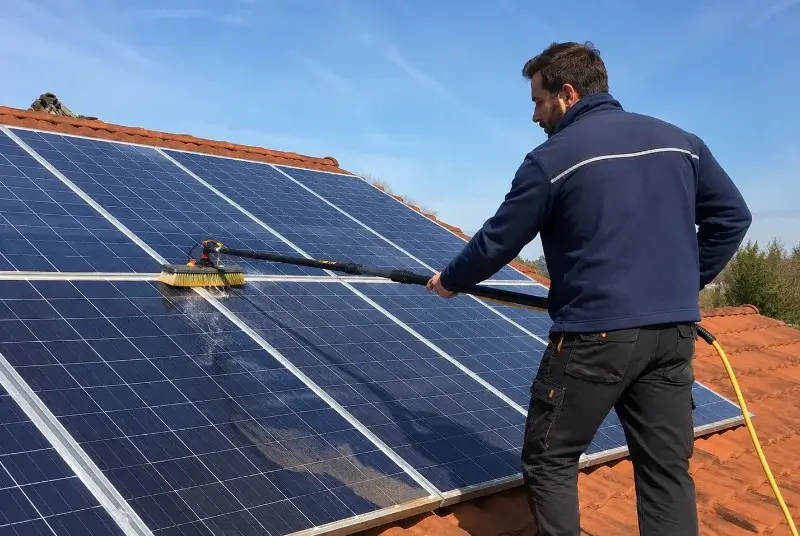 Nettoyage et entretien de panneaux solaires à Montreuil-sur-Ille